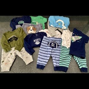 45 piece 3 months baby boy carter’s lot